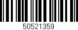 Código de barras (EAN, GTIN, SKU, ISBN): '50521359'