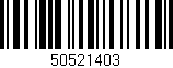 Código de barras (EAN, GTIN, SKU, ISBN): '50521403'