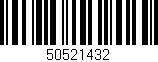 Código de barras (EAN, GTIN, SKU, ISBN): '50521432'