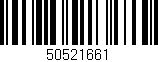Código de barras (EAN, GTIN, SKU, ISBN): '50521661'