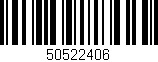 Código de barras (EAN, GTIN, SKU, ISBN): '50522406'