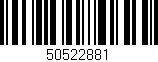 Código de barras (EAN, GTIN, SKU, ISBN): '50522881'