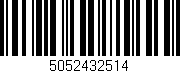 Código de barras (EAN, GTIN, SKU, ISBN): '5052432514'