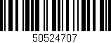 Código de barras (EAN, GTIN, SKU, ISBN): '50524707'