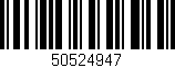 Código de barras (EAN, GTIN, SKU, ISBN): '50524947'