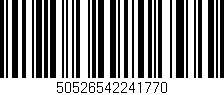 Código de barras (EAN, GTIN, SKU, ISBN): '50526542241770'