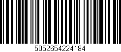 Código de barras (EAN, GTIN, SKU, ISBN): '5052654224184'