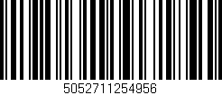 Código de barras (EAN, GTIN, SKU, ISBN): '5052711254956'
