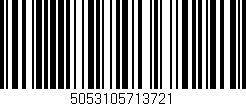 Código de barras (EAN, GTIN, SKU, ISBN): '5053105713721'