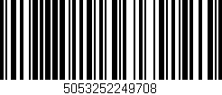 Código de barras (EAN, GTIN, SKU, ISBN): '5053252249708'