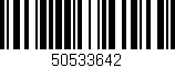 Código de barras (EAN, GTIN, SKU, ISBN): '50533642'