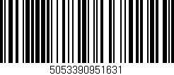 Código de barras (EAN, GTIN, SKU, ISBN): '5053390951631'