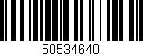 Código de barras (EAN, GTIN, SKU, ISBN): '50534640'