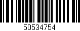 Código de barras (EAN, GTIN, SKU, ISBN): '50534754'