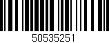 Código de barras (EAN, GTIN, SKU, ISBN): '50535251'