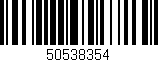 Código de barras (EAN, GTIN, SKU, ISBN): '50538354'