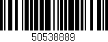 Código de barras (EAN, GTIN, SKU, ISBN): '50538889'