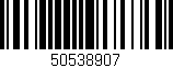 Código de barras (EAN, GTIN, SKU, ISBN): '50538907'