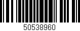 Código de barras (EAN, GTIN, SKU, ISBN): '50538960'