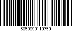 Código de barras (EAN, GTIN, SKU, ISBN): '5053990110759'