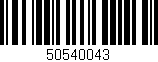Código de barras (EAN, GTIN, SKU, ISBN): '50540043'