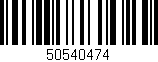 Código de barras (EAN, GTIN, SKU, ISBN): '50540474'
