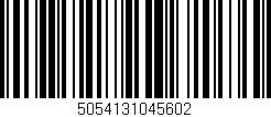Código de barras (EAN, GTIN, SKU, ISBN): '5054131045602'