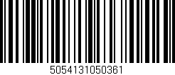 Código de barras (EAN, GTIN, SKU, ISBN): '5054131050361'