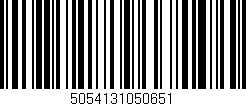 Código de barras (EAN, GTIN, SKU, ISBN): '5054131050651'