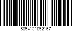 Código de barras (EAN, GTIN, SKU, ISBN): '5054131052167'