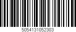 Código de barras (EAN, GTIN, SKU, ISBN): '5054131052303'