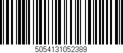 Código de barras (EAN, GTIN, SKU, ISBN): '5054131052389'