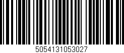 Código de barras (EAN, GTIN, SKU, ISBN): '5054131053027'