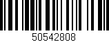 Código de barras (EAN, GTIN, SKU, ISBN): '50542808'