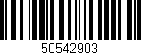 Código de barras (EAN, GTIN, SKU, ISBN): '50542903'