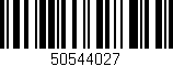 Código de barras (EAN, GTIN, SKU, ISBN): '50544027'