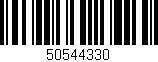 Código de barras (EAN, GTIN, SKU, ISBN): '50544330'
