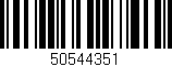 Código de barras (EAN, GTIN, SKU, ISBN): '50544351'