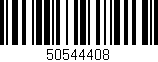 Código de barras (EAN, GTIN, SKU, ISBN): '50544408'