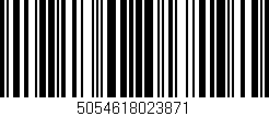 Código de barras (EAN, GTIN, SKU, ISBN): '5054618023871'