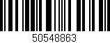 Código de barras (EAN, GTIN, SKU, ISBN): '50548863'