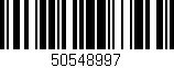 Código de barras (EAN, GTIN, SKU, ISBN): '50548997'