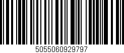 Código de barras (EAN, GTIN, SKU, ISBN): '5055060929797'