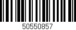 Código de barras (EAN, GTIN, SKU, ISBN): '50550857'