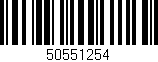Código de barras (EAN, GTIN, SKU, ISBN): '50551254'