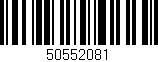 Código de barras (EAN, GTIN, SKU, ISBN): '50552081'