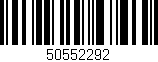 Código de barras (EAN, GTIN, SKU, ISBN): '50552292'