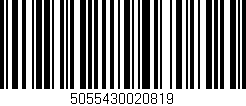 Código de barras (EAN, GTIN, SKU, ISBN): '5055430020819'