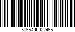 Código de barras (EAN, GTIN, SKU, ISBN): '5055430022455'
