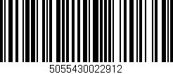 Código de barras (EAN, GTIN, SKU, ISBN): '5055430022912'